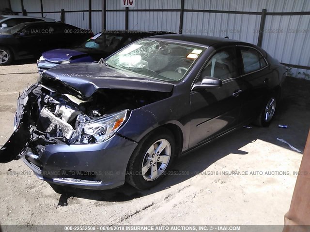 1G11B5SL8EF119706 - 2014 CHEVROLET MALIBU LS 蓝色 照片 2