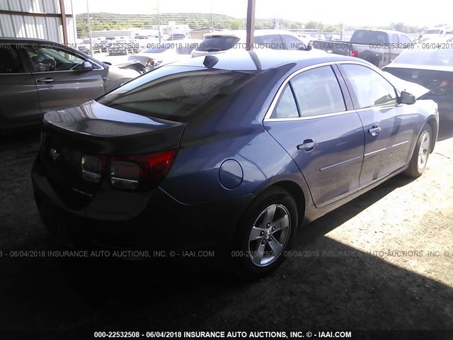 1G11B5SL8EF119706 - 2014 CHEVROLET MALIBU LS 蓝色 照片 4