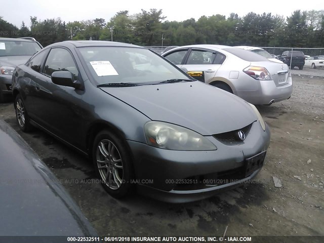 JH4DC54885S009772 - 2005 ACURA RSX GRAY photo 1