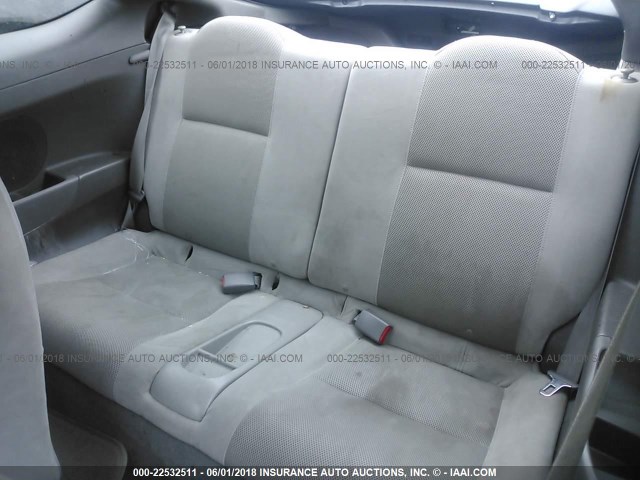 JH4DC54885S009772 - 2005 ACURA RSX GRAY photo 8