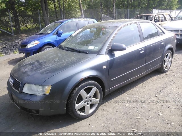 WAULC68E75A074697 - 2005 AUDI A4 1.8T QUATTRO/SPECIAL GRAY photo 2