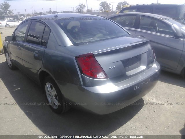 1G8AJ55F27Z141745 - 2007 SATURN ION LEVEL 2 SILVER photo 3