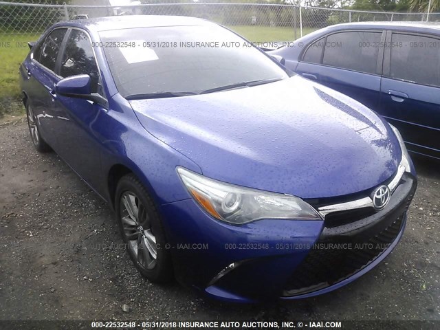 4T1BF1FK9GU579767 - 2016 TOYOTA CAMRY LE/XLE/SE/XSE BLUE photo 1