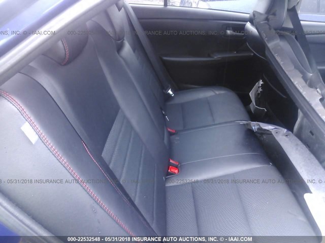 4T1BF1FK9GU579767 - 2016 TOYOTA CAMRY LE/XLE/SE/XSE BLUE photo 8