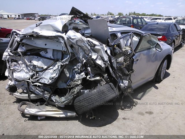 4T3BA3BB2BU026376 - 2011 TOYOTA VENZA SILVER photo 4