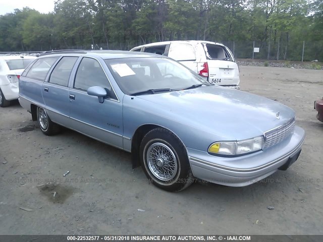 1G1BL837XNW125981 - 1992 CHEVROLET CAPRICE Light Blue photo 1