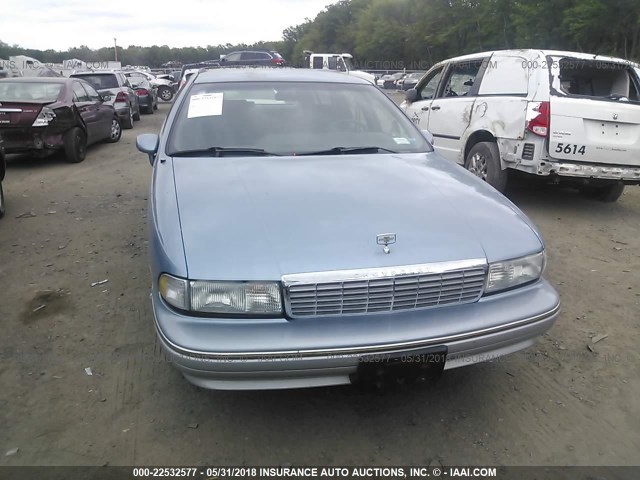 1G1BL837XNW125981 - 1992 CHEVROLET CAPRICE Light Blue photo 6