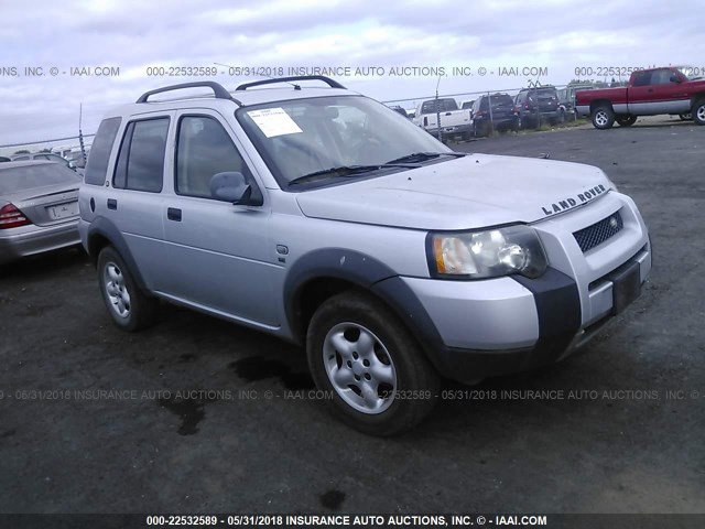 SALNY22214A432811 - 2004 LAND ROVER FREELANDER SE SILVER photo 1