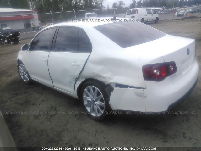 3VWRA7AJ0AM034309 - 2010 VOLKSWAGEN JETTA WOLFSBURG 白色 照片 3
