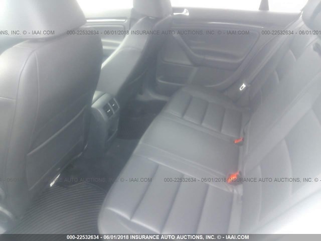 3VWRA7AJ0AM034309 - 2010 VOLKSWAGEN JETTA WOLFSBURG 白色 照片 8