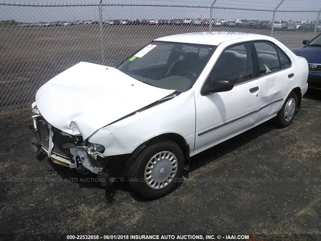 1N4AB41D6VC743572 - 1997 NISSAN SENTRA XE/GXE/GLE/BASE WHITE photo 2