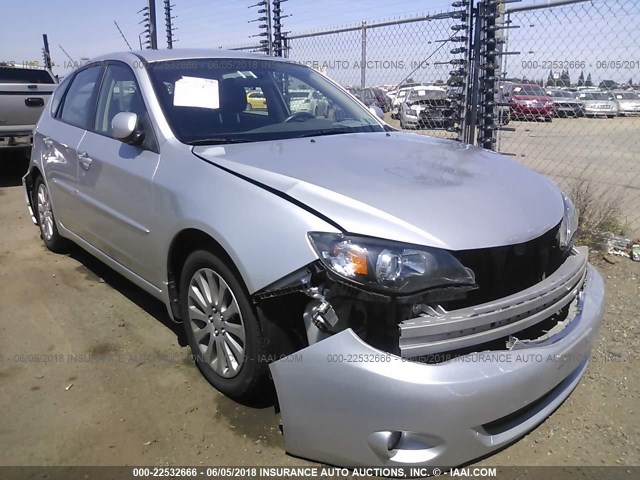 JF1GH61698H834249 - 2008 SUBARU IMPREZA 2.5I SILVER photo 1