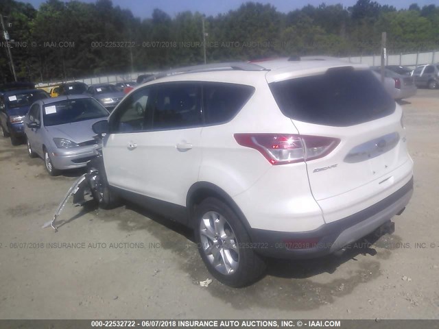 1FMCU9J94FUA59794 - 2015 FORD ESCAPE TITANIUM WHITE photo 3