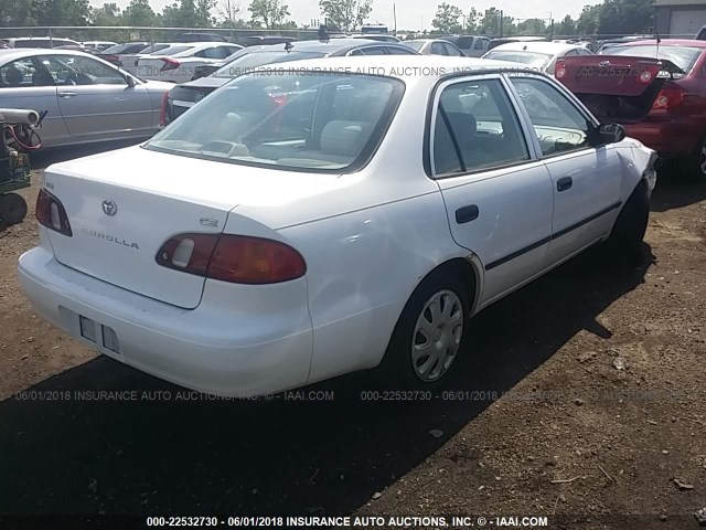 2T1BR12E0XC120586 - 1999 TOYOTA COROLLA VE/CE/LE Weiß Foto 4