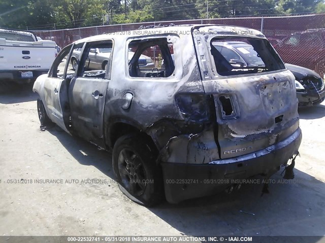 1GKER33748J165520 - 2008 GMC ACADIA SLT-2 BLACK photo 3