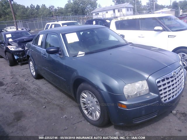 2C3KA43R66H284377 - 2006 CHRYSLER 300 BLUE photo 1