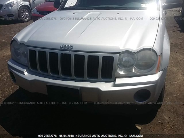 1J8GR48K46C326210 - 2006 JEEP GRAND CHEROKEE LAREDO/COLUMBIA/FREEDOM 银色 照片 6