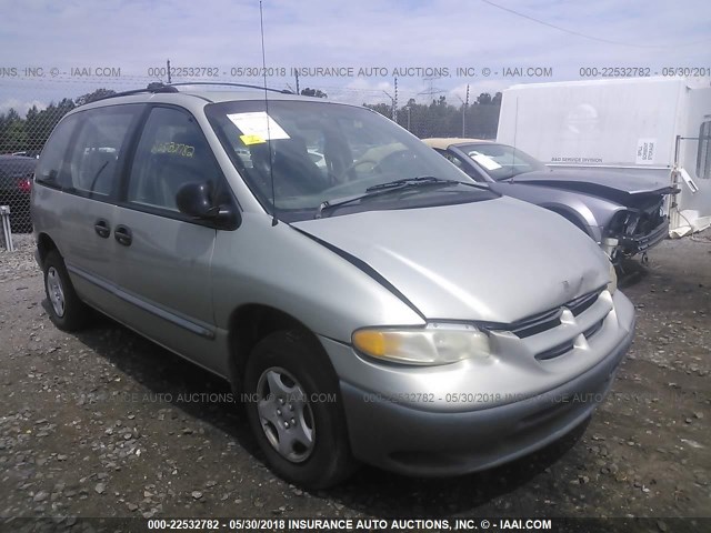 2B4FP25B1XR354540 - 1999 DODGE CARAVAN GRAY photo 1