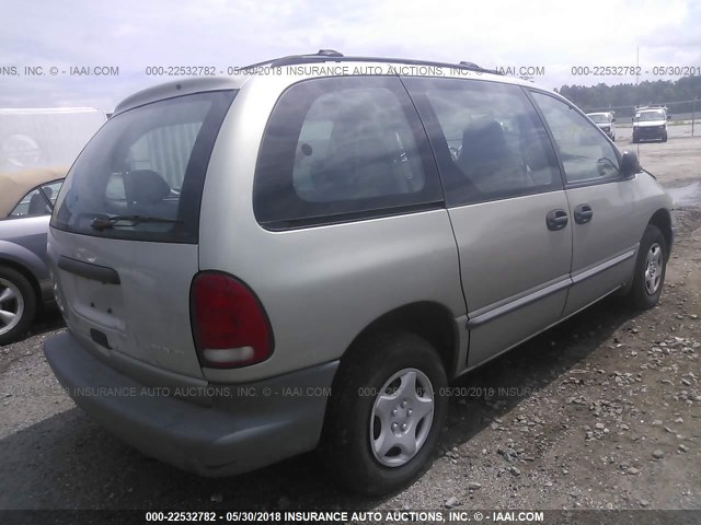 2B4FP25B1XR354540 - 1999 DODGE CARAVAN GRAY photo 4