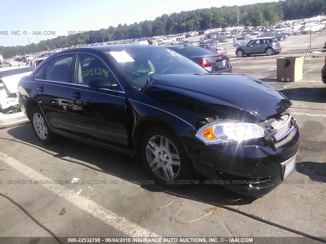 2G1WB5E36F1160300 - 2015 CHEVROLET IMPALA LIMITED LT BLACK photo 1