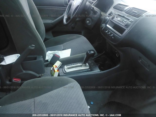 2HGES16304H542404 - 2004 HONDA CIVIC DX VP 白色 照片 5