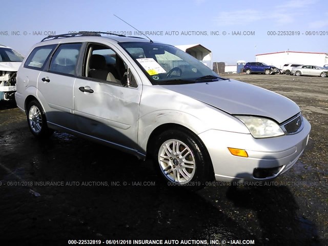 1FAFP36N85W174306 - 2005 FORD FOCUS ZXW GRAY photo 1