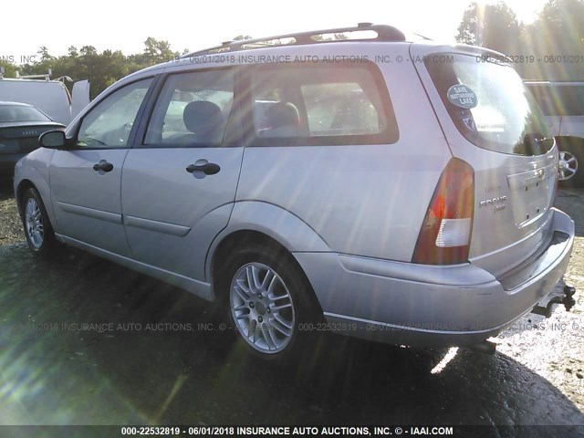 1FAFP36N85W174306 - 2005 FORD FOCUS ZXW GRAY photo 3