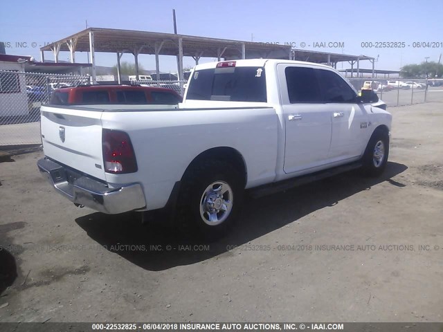 3C6TD4DLXCG173500 - 2012 DODGE RAM 2500 SLT WHITE photo 4