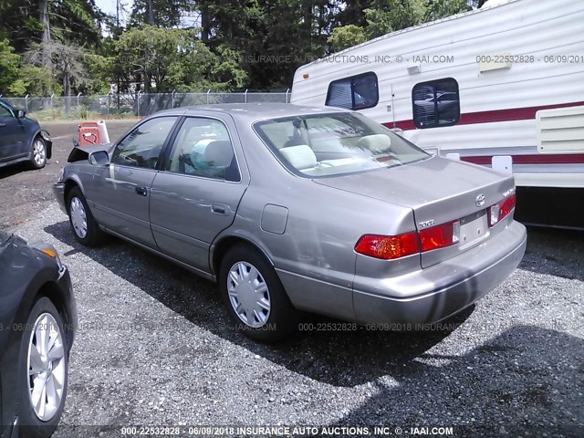 4T1BG22KX1U072828 - 2001 TOYOTA CAMRY CE/LE/XLE 金色 照片 3
