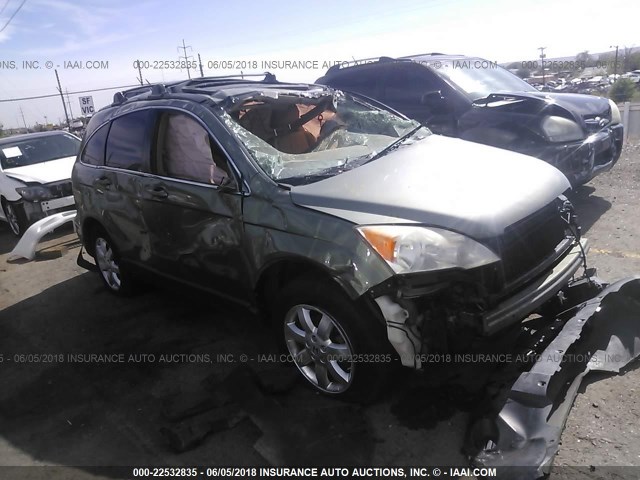 JHLRE38759C010744 - 2009 HONDA CR-V EXL GREEN photo 1