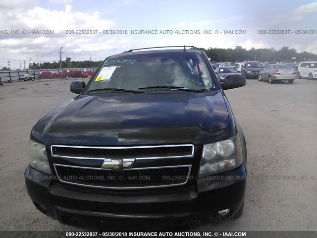 1GNFC23099R259336 - 2009 CHEVROLET TAHOE C1500 LT BLACK photo 6