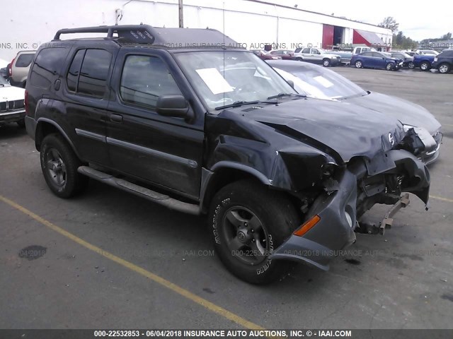 5N1ED28T62C568190 - 2002 NISSAN XTERRA XE/SE BLACK photo 1