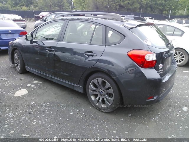 JF1GPAU66G8317037 - 2016 SUBARU IMPREZA SPORT LIMITED GRAY photo 3