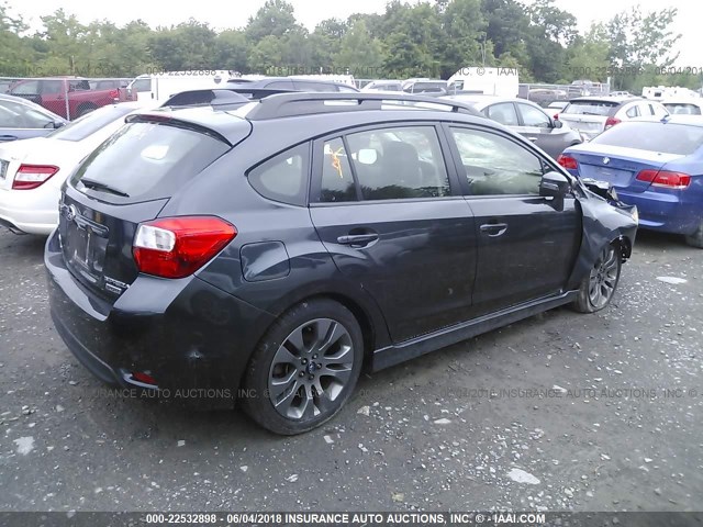 JF1GPAU66G8317037 - 2016 SUBARU IMPREZA SPORT LIMITED GRAY photo 4