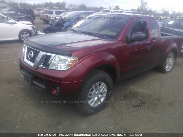 1N6AD0CW6EN731239 - 2014 NISSAN FRONTIER SV/PRO-4X RED photo 2