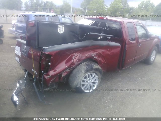 1N6AD0CW6EN731239 - 2014 NISSAN FRONTIER SV/PRO-4X RED photo 4