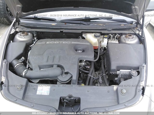 1G1ZG57B08F252517 - 2008 CHEVROLET MALIBU LS GOLD photo 10