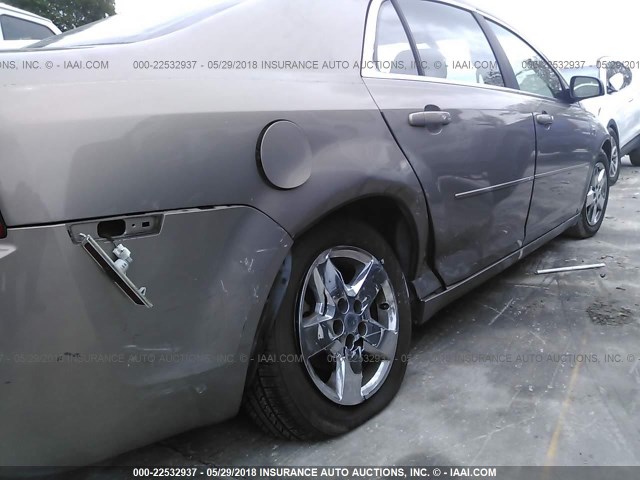1G1ZG57B08F252517 - 2008 CHEVROLET MALIBU LS GOLD photo 6