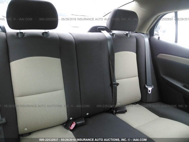 1G1ZG57B08F252517 - 2008 CHEVROLET MALIBU LS GOLD photo 8