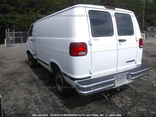 2B7JB21Y7XK568267 - 1999 DODGE RAM VAN B2500 WHITE photo 3