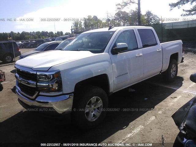 3GCPCREC6GG128438 - 2016 CHEVROLET SILVERADO C1500 LT WHITE photo 2