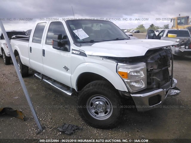 1FT7W3BT4EEA21305 - 2014 FORD F350 SUPER DUTY WHITE photo 1