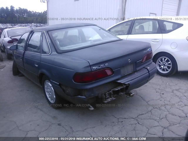 1FALP524XPA135891 - 1993 FORD TAURUS GL GRAY photo 3