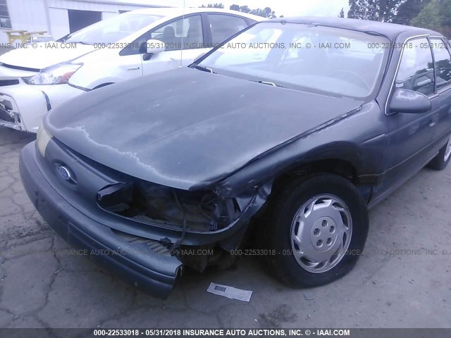 1FALP524XPA135891 - 1993 FORD TAURUS GL GRAY photo 6