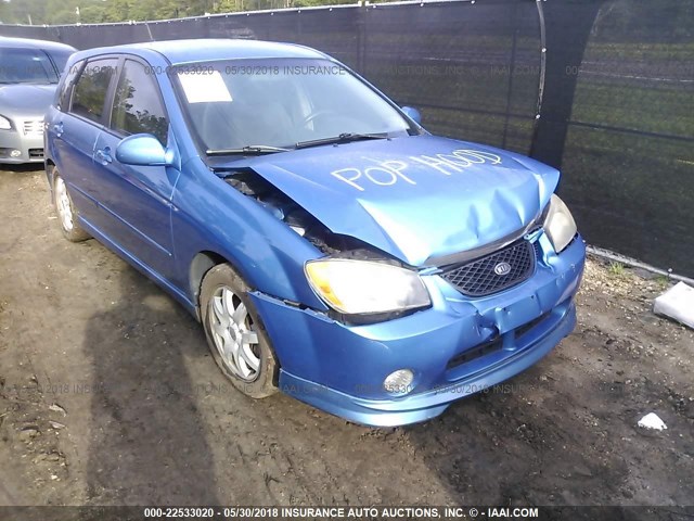 KNAFE161X65242207 - 2006 KIA SPECTRA5 BLUE photo 6