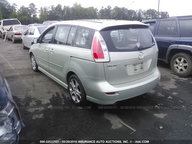 JM1CR293980312485 - 2008 MAZDA 5 GREEN photo 3