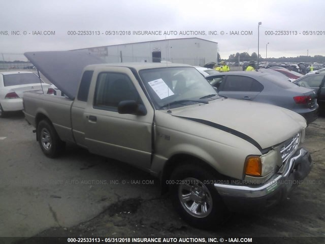 1FTYR14U31PA36771 - 2001 FORD RANGER SUPER CAB GOLD photo 1