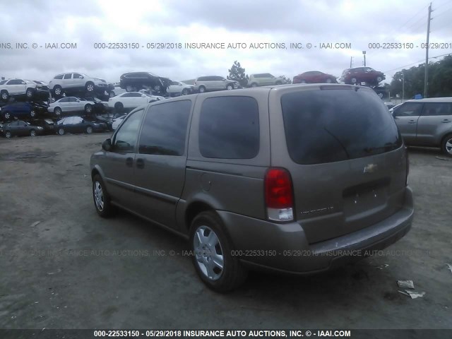 1GNDV23L86D237980 - 2006 CHEVROLET UPLANDER LS GOLD photo 3