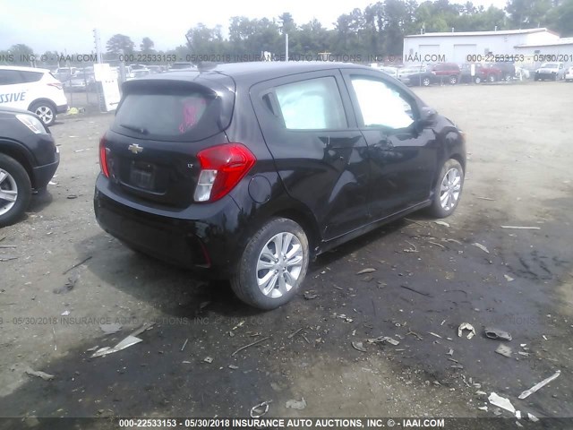 KL8CD6SA7HC700854 - 2017 CHEVROLET SPARK 1LT BLACK photo 4