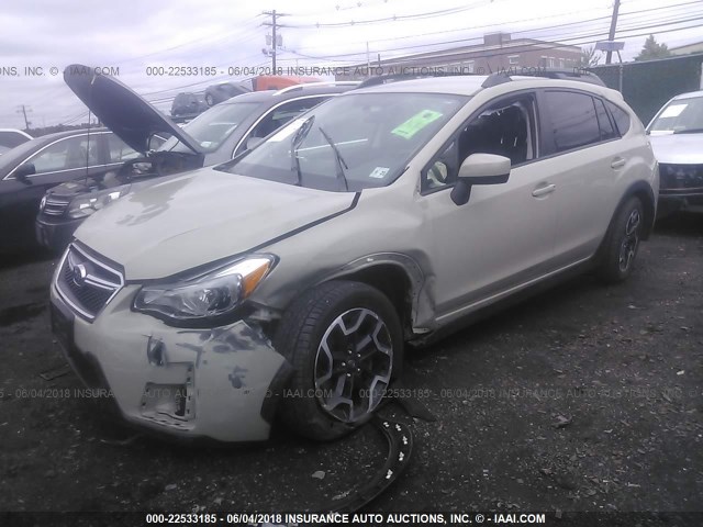 JF2GPABC2G8248755 - 2016 SUBARU CROSSTREK PREMIUM ბეჟი ფოტო 2